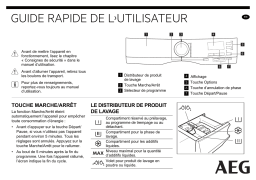 AEG L6FBG86W Guide de démarrage rapide