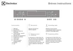 Electrolux EOB8847AOX Guide de démarrage rapide