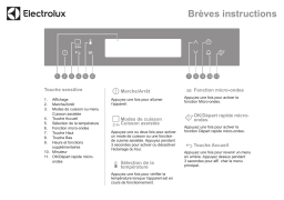 Electrolux EVY6800ZOZ Guide de démarrage rapide