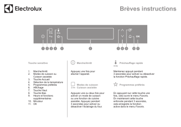 Manuel utilisateur | Electrolux EVY5841BOX Guide de démarrage rapide | Fixfr