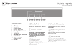 Electrolux EB3GL9SP Guide de démarrage rapide