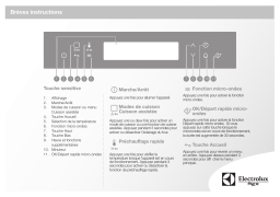 ELECTROLUX-REX FQC465CXE Guide de démarrage rapide