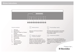 Electrolux EOCP5803AX Guide de démarrage rapide