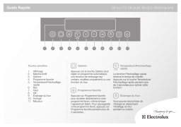 Electrolux EBGL7WE Guide de démarrage rapide