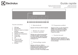 Electrolux EB7GL4XCN Guide de démarrage rapide