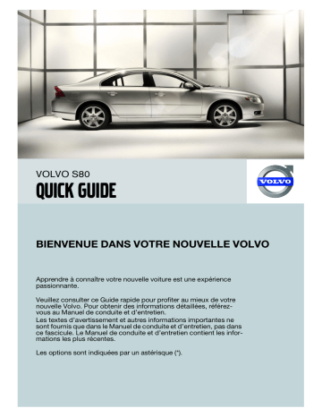 Manuel utilisateur | Volvo S80 2007 Early Guide de démarrage rapide | Fixfr