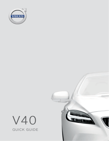 Manuel utilisateur | Volvo V40 2019 Guide de démarrage rapide | Fixfr