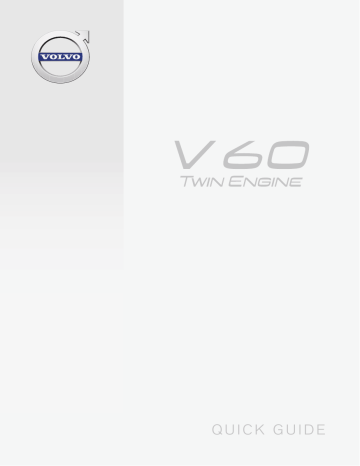 Manuel utilisateur | Volvo V60 Twin Engine 2018 Guide de démarrage rapide | Fixfr