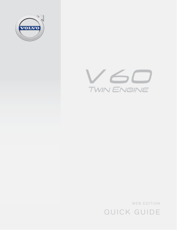 Manuel utilisateur | Volvo V60 Twin Engine 2016 Late Guide de démarrage rapide | Fixfr