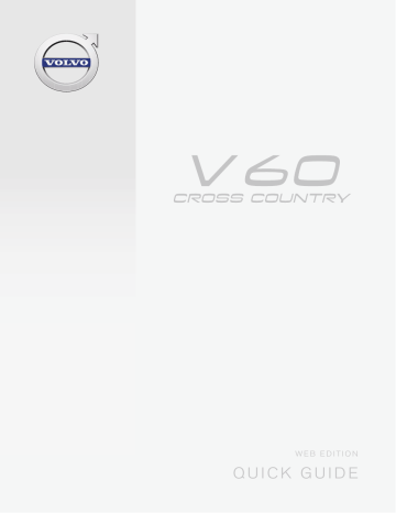 Manuel utilisateur | Volvo V60 Cross Country 2016 Late Guide de démarrage rapide | Fixfr