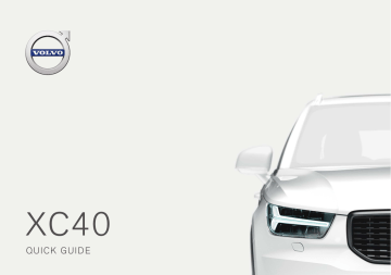 Manuel utilisateur | Volvo XC40 2018 Guide de démarrage rapide | Fixfr