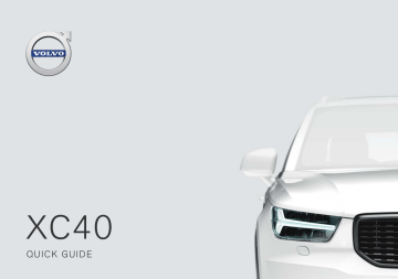 Manuel utilisateur | Volvo XC40 2019 Late Guide de démarrage rapide | Fixfr