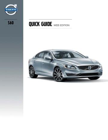 Manuel utilisateur | Volvo S60 2014 Early Guide de démarrage rapide | Fixfr