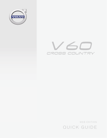 Manuel utilisateur | Volvo V60 Cross Country 2016 Late Guide de démarrage rapide | Fixfr