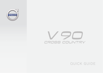 Manuel utilisateur | Volvo V90 Cross Country 2017 Guide de démarrage rapide | Fixfr