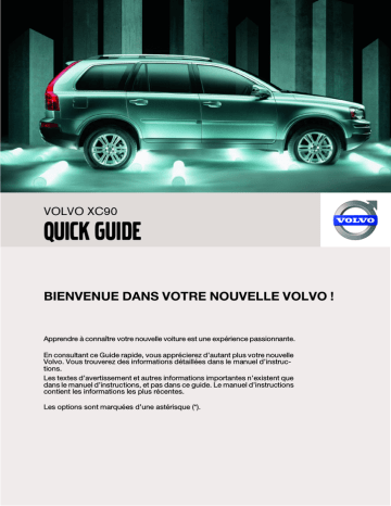 Manuel utilisateur | Volvo XC90 2007 Early Guide de démarrage rapide | Fixfr