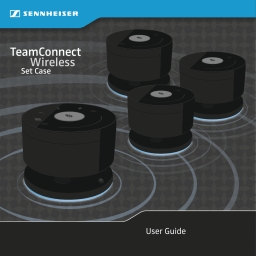 Sennheiser TeamConnect Wireless - Case Guide de démarrage rapide