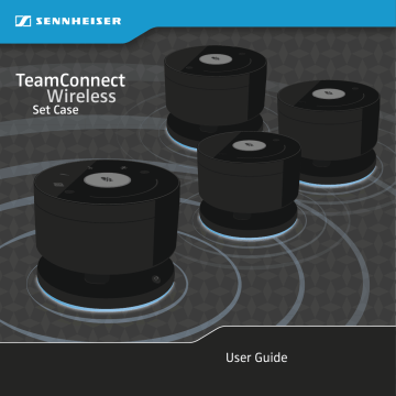 TeamConnect Wireless - Case Set | Manuel utilisateur | Sennheiser TeamConnect Wireless - Case Guide de démarrage rapide | Fixfr