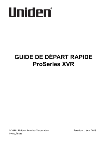 PRO400X1 | PRO1600X2 | Guide de référence | Uniden PRO800X2 Manuel utilisateur | Fixfr