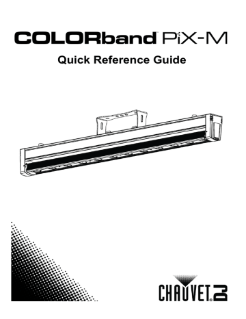 Guide de référence | CHAUVET DJ COLORband PiX-M Manuel utilisateur | Fixfr