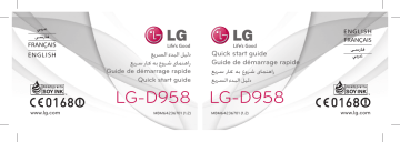 LGD958 | LG D958 Guide d'installation rapide | Fixfr