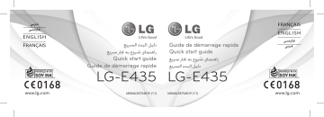 LGE435 | LG E435 Guide d'installation rapide | Fixfr