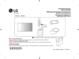 LG 55XS2B Guide d'installation rapide