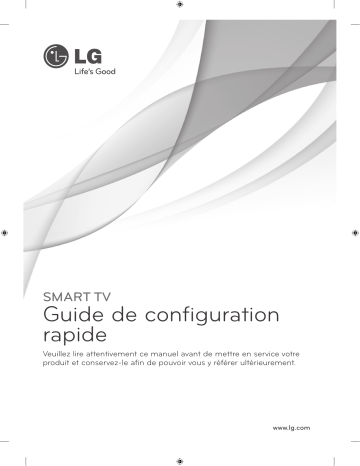 47LA620S | 47LA620V | LG 42LA620S Guide d'installation rapide | Fixfr