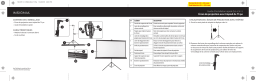 Insignia NS-SCR115 75" Tripod Projector Screen Guide d'installation rapide