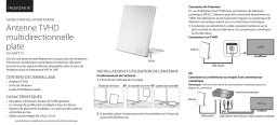 Insignia NS-ANT715 Multidirectional HDTV Antenna Guide d'installation rapide