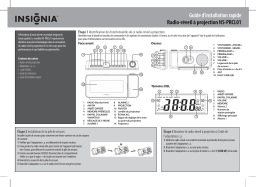 Insignia NS-PRCL01 Clock Radio Guide d'installation rapide