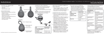 NS-CSPBT02-GR | Insignia NS-CSPBT02-PU Portable Bluetooth Speaker Guide d'installation rapide | Fixfr