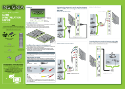 Insignia NS-32E440A13 32" Class (31-1/2" Diag.) - LED - 1080p - 60Hz - HDTV Guide d'installation rapide