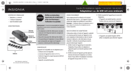 Insignia NS-AC501 | NS-AC501-C AC Power Adapter Guide d'installation rapide