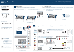 Insignia NS-28DD220NA16 28" Class (27.5" Diag.) - LED - 720p - HDTV DVD Combo Guide d'installation rapide