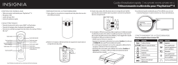 Insignia NS-GPS4RC101 Media Remote for PlayStation 4 Guide d'installation rapide