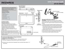 Insignia NS-NAV02R GPS Guide d'installation rapide