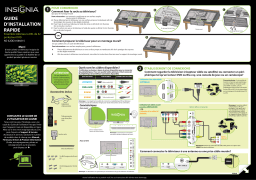 Insignia NS-32DD310NA15 32" Class (31-1/2" Diag.) - LED - 720p - HDTV DVD Combo Guide d'installation rapide