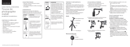 Insignia NS-MPKIT30 Mobile Photography Tripod Guide d'installation rapide