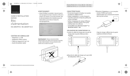 Insignia NS-GNSPP18 | NS-GNSPP18-C Power Pack for Nintendo Switch and Nintendo Switch Lite Guide d'installation rapide