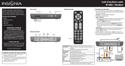 Insignia NS-DXA2 Digital TV Converter Box Guide d'installation rapide