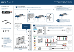 Insignia NS-55D421NA16 55" Class (54.6" Diag.) - LED - 1080p - HDTV Guide d'installation rapide