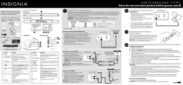 Insignia NS-SB515 2.1-Channel Soundbar Guide d'installation rapide