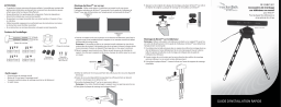 RocketFish RF-GXBX1201 Rocketfish Universal Kinect Mount for Xbox 360 Guide d'installation rapide