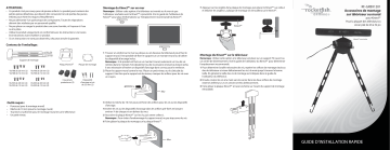 RocketFish RF-GXBX1201 Rocketfish Universal Kinect Mount for Xbox 360 Guide d'installation rapide | Fixfr