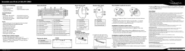 RocketFish RF-CMBO Wireless Keyboard and Mouse Guide d'installation rapide | Fixfr