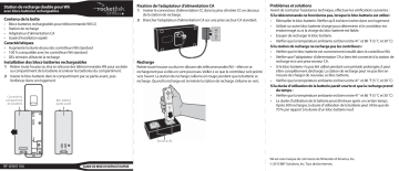 RocketFish RF-GWII1106 Dual Charger for Nintendo Wii Guide d'installation rapide | Fixfr