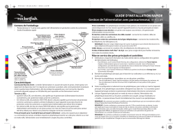 RocketFish RF-PCS12ES 12-Outlet Home/Office Power Manager  Guide d'installation rapide