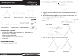 RocketFish RF-GSL010A DJ Hero Turntable Stand for Xbox 360, PlayStation 3 and Nintendo Wii Guide d'installation rapide