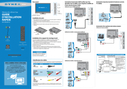 Dynex DX-19E220A12 19" Class Guide d'installation rapide
